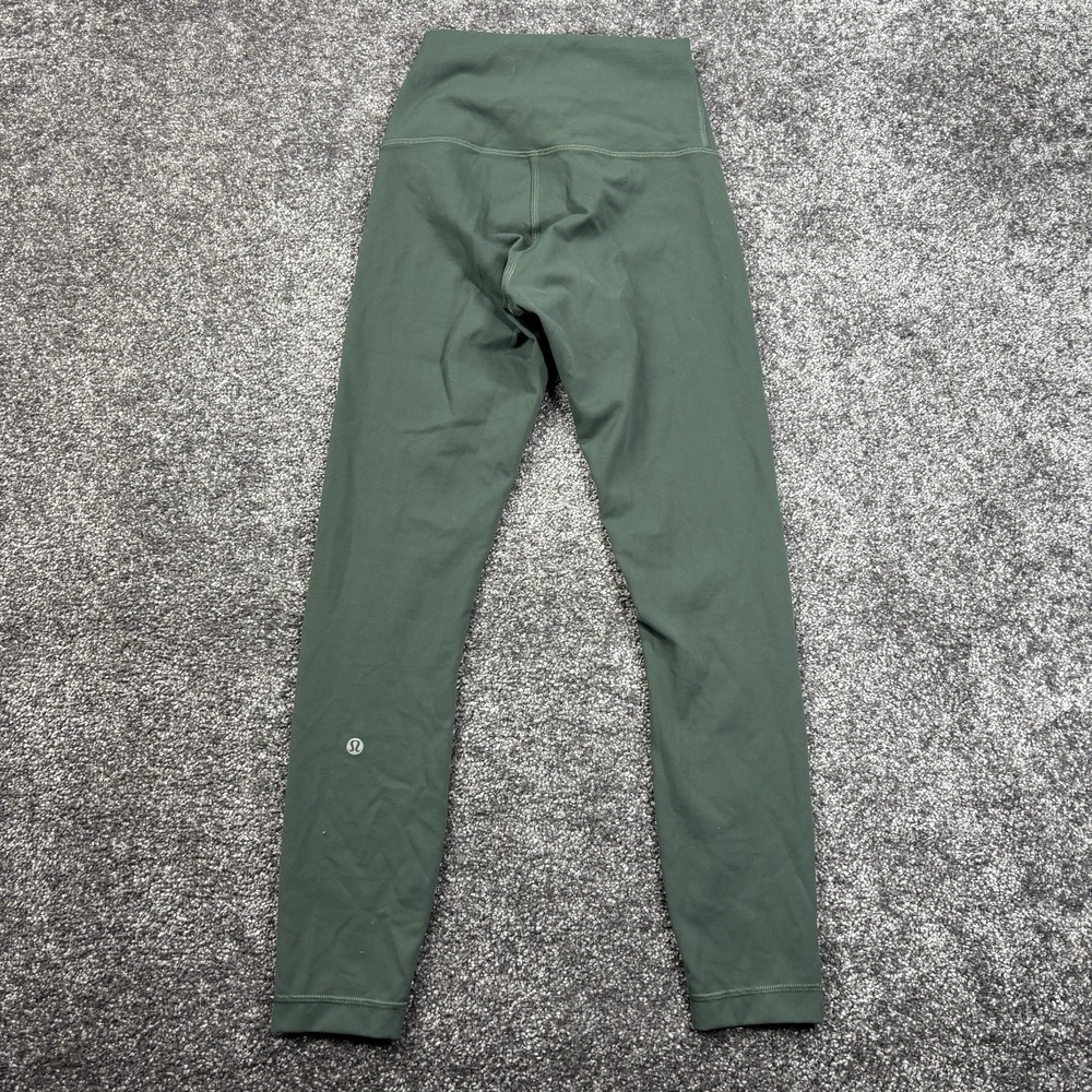 Lululemon Wunder Train High-Rise Tight 25" Womens‎ 4 Sage Green Everlux Gym Yoga
